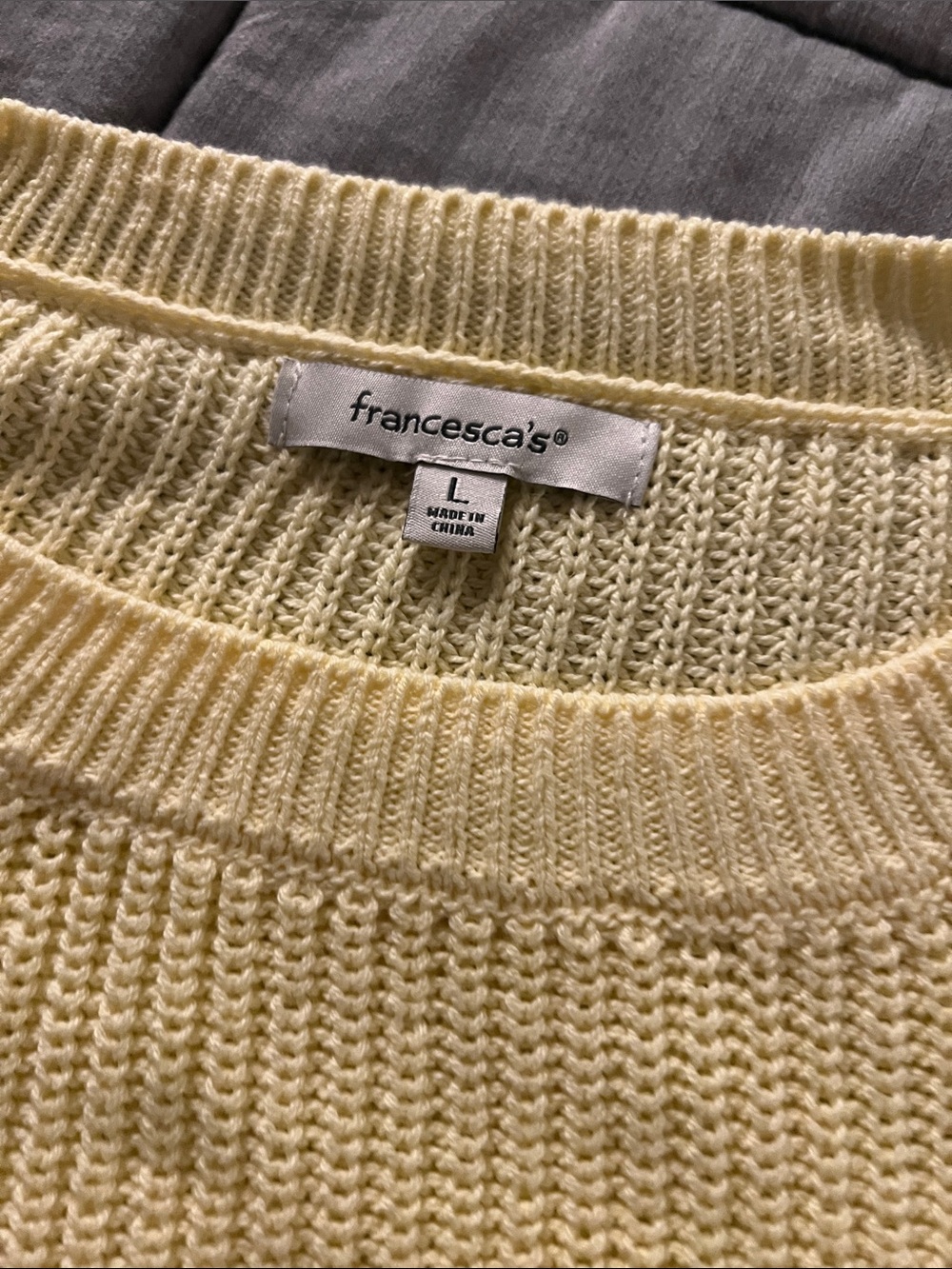 Francesca’s Yellow sweater - Picture 2 of 4
